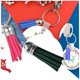 thumbnail image 4 of Bolsa de llavero creativo Billuyoard 28 piezas borlas verde militar, 4 of 6