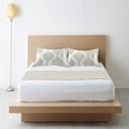 thumbnail image 6 of Yayeee Pillowcase Standard Size Set of 2 Satin Wrinkle Resistant Pillow Case, Light Gray Pattern, 6 of 7