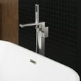 thumbnail image 5 of WoodBridge Deluxe Freestanding Faucet with Brushed Nickel finish, Square, F-0003, 5 of 6