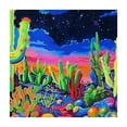 thumbnail image 4 of WYYP Cactus Stars Sky Square Tablecloth Great for Home Kitchen/Parties/Holiday Dinner 100% Polyester Fiber 52*52, 4 of 8
