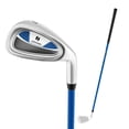thumbnail image 6 of Choco Moon Junior #7 Iron for Kids with Fiberglass Shaft and Headcover-Blue, Golf Training Aids, 6 of 8