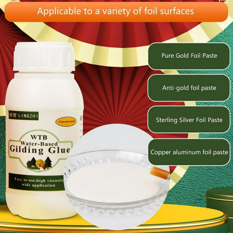 ZOYONE Gilding Adhesive Safe Gold Leaf Adhesive 70ml Gilding Glue