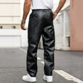 thumbnail image 6 of QHFBli Mens Night Club Metallic Gold Suit Pants/Straight Leg Trousers, 6 of 8