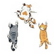 thumbnail image 2 of Cute Cats Cartoon Decal Car Stickers Reflective Sticker Cats Decorative Sticker Sticker for Car Electric Bicycle Scooter 3Pcs Holiday Savings Gifts, 2 of 6