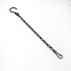 thumbnail image 2 of 4-pack 3-strand Hanging Basket Chain Metal Replacement Chain Hook with Hook and Clip 50cm Black, 2 of 3