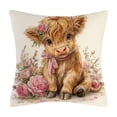 thumbnail image 3 of Throw Pillow Cover 18x18 Inch Cute Patterns Print Soft Breathable Hidden Zipper Decorative for Sofa Living Room by MPOISVA, 3 of 7