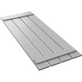 thumbnail image 5 of Ekena Millwork 23"W x 42"H True Fit PVC Four Board Spaced Board-n-Batten Shutters, Primed (Per Pair - Hardware Not Included), 5 of 7