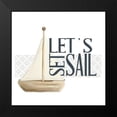 thumbnail image 2 of Allen, Kimberly 12x12 Black Modern Framed Museum Art Print Titled - Sea Air 3, 2 of 5