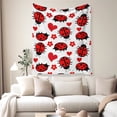 thumbnail image 2 of Flannel Fleece Throw Blanket, Soft Large Throw Blanket, Lightweight Cozy Plush Throw Blanket Fit Sofa Bed, 30"x40", Beetle, 2 of 7