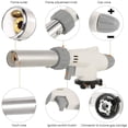 thumbnail image 3 of Butane Torch Kitchen Blow Lighter - Culinary Torches Chef Cooking Professional Adjustable Flame with Reverse Use for Creme, Brulee, BBQ, Baking, Jewelry by (Butane Fuel Not Included), 3 of 6