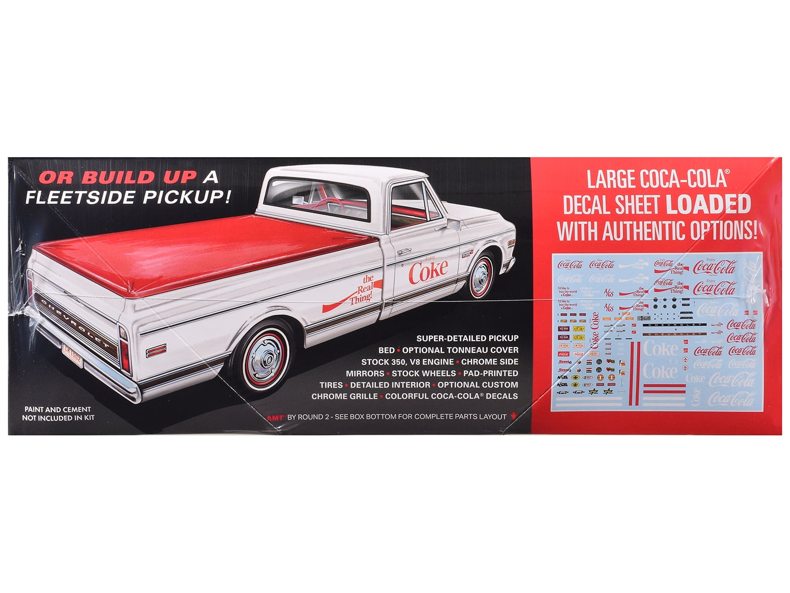1972 Chevy Racer's Wedge Pickup Coke AMT Model Kit
