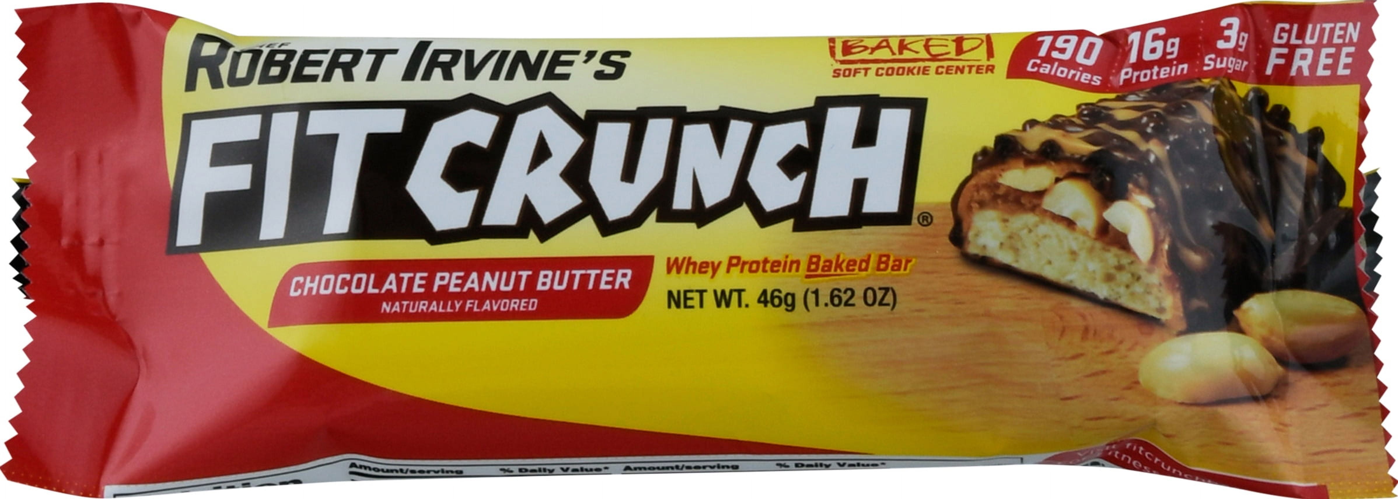 Fit Crunch Chocolate Peanut Butter High Protein Baked Bar, 1.62oz, 1ct