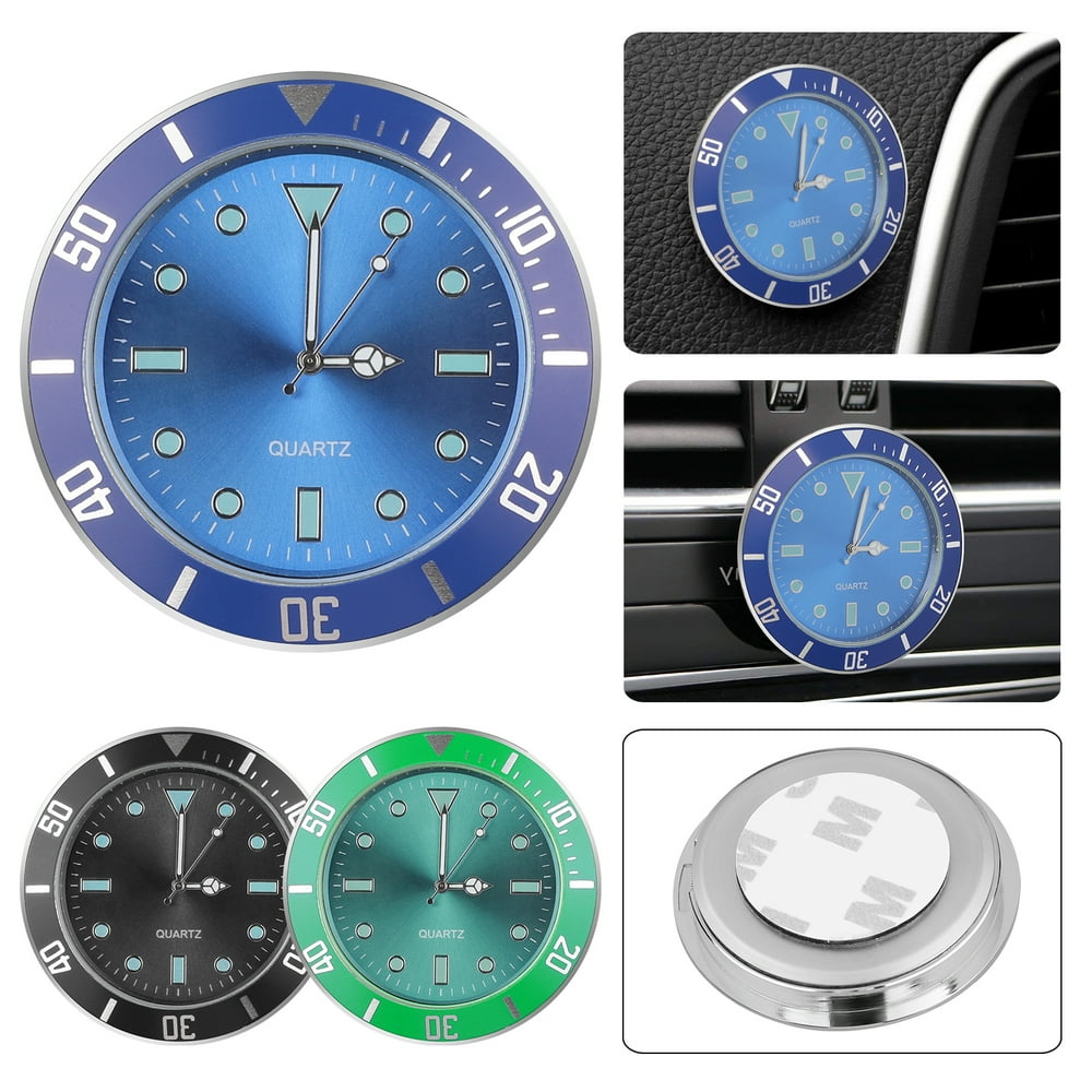TSV 2" Diameter Car Dashboard Clock Table Classic Small Round Analog