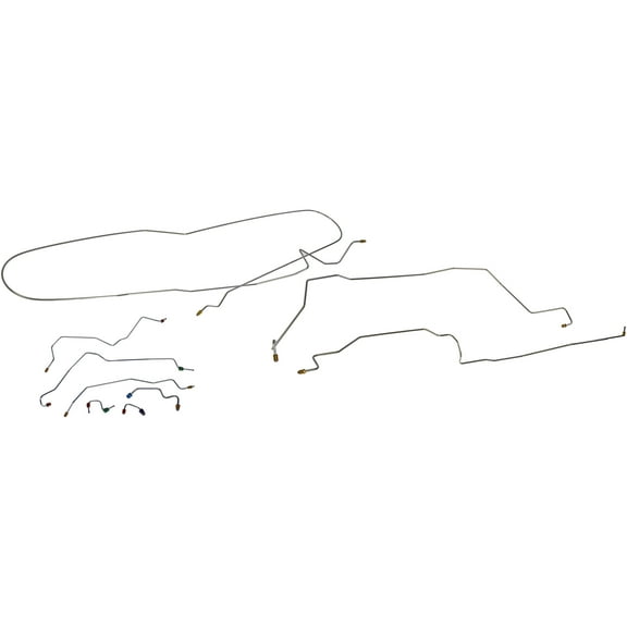 Dorman 919-054 Stainless Steel Preformed Brake Line for Specific Dodge Models (OE FIX)