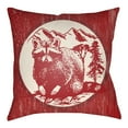 thumbnail image 1 of Artistic Weavers Lodge Cabin Raccoon Ridge Indoor/Outdoor Throw Pillow, 1 of 7