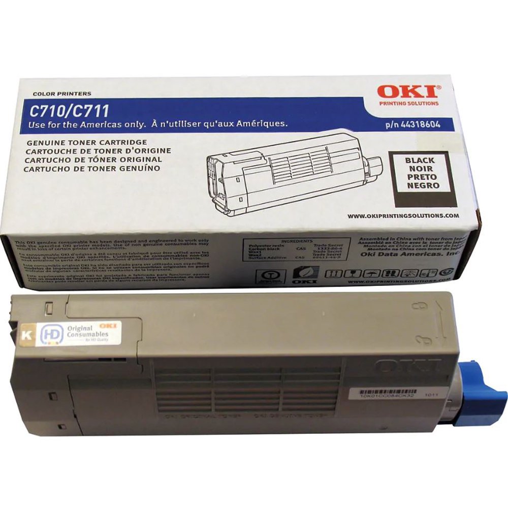 Okidata Black Toner Cartridge (44318604)