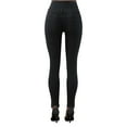 thumbnail image 5 of UJNDER Women's High Waisted Skinny Jeans Stretch Denim with Four Button Fly Slim Fit Style Black XL, 5 of 7