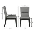 thumbnail image 4 of Steve Silver Amy Side Chair Gray, 4 of 8