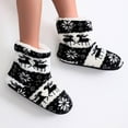 thumbnail image 5 of WOYY Christmas Bootie Slippers For Women Winter Warm Slippers Xmas Flat Home Shoes, 5 of 7