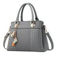 thumbnail image 1 of MIASHUI Stylish for Women Spacious Purse Satchel Shoulder Bags Leather Tote for Everyday Use, 1 of 3