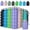 Multicolor, variant on NexTone 8 Pcs Collapsible Water Bottles Bulk Reusable Silicone Foldable Water Bottles 17 oz Portable Lightweight Sports Bottle with Carabiner for Gym Hiking Camping Travel(Mixed Colors)
