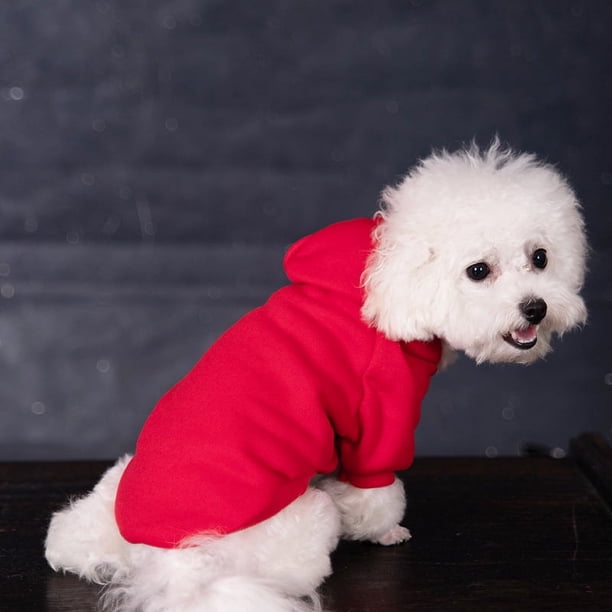 Ropa para perros de color sólido de otoño e invierno, ropa cálida con forro polar para mascotas, ropa polar para perros grandes