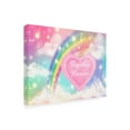 thumbnail image 2 of Canvas Wall Art - Jean Plout 'Together Forever Rainbow' Wall Art for Living Room, Bedroom, or Office Décor by Trademark Fine Art - 24 x 24 Inches, 2 of 4