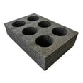 thumbnail image 1 of Portavasos Bandejas para tazas para llevar, Portavasos, Portador de café de espuma para supermercados, bares de jugos, restaurantes, caja de té, leche 6 hoyos BLESIY Bandeja portabebidas, 1 of 8