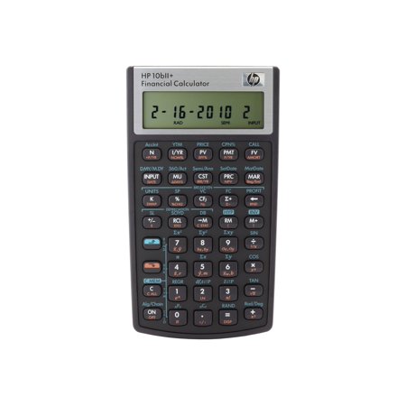 HP 10bII+ - Financial calculator - 12 digits - battery