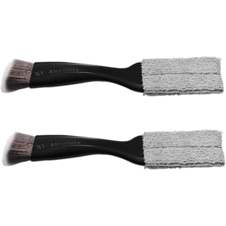 Car Detail Brush 2pcs Car Cleaning Brushes Multi-purpose Portable Auto Interior Brush Air Conditioner Brush