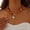 Orange, variant on NICKSUN Boho Chunky Shell Necklace for Women Baroque Imitation Pearl Pendant Necklaces Irregular Shell Beaded Choker Necklace Trendy Vacation Jewelry