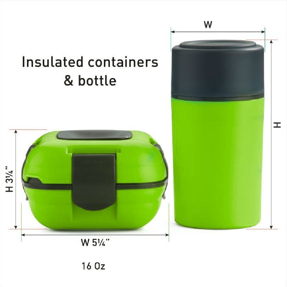 pinnacle insulated leak proof lunch box