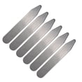 thumbnail image 2 of 6 piezas de soportes para cuello con bordes lisos de metal, opciones de varios tamaños, para camisas de vestir, mujeres y hombres 70 mm x 10 mm x 08 mm, 2 of 9