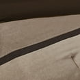 thumbnail image 3 of Madison Park Palisades 6 Piece en Faux Daim Duvet Set Brun Full/Queen, 3 of 4