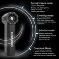 thumbnail image 2 of CROSSGUN Electric Air Turbo Fan Portable Turbo Jet Fan & Flashlight 130000RPM Handheld Brushless Motor Dust Blower Cordless Dust Remover for Computer Keyboard Outdoor Burning Blowing Dust, 2 of 6