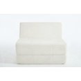 thumbnail image 6 of Modern Fabric Single Sofa Bed for Balcony, Bedroom & Living Room (85×80×75cm), 6 of 7