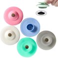 thumbnail image 1 of Tapones de drenaje de silicona universales, paquete de 5, con filtro multifuncional, diseño de presión UFO para pisos, lavabos y bañeras, 1 of 5
