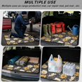 thumbnail image 3 of Xixirimido Universal Car Trunk Mat, All Weather Trunk Protection Cargo Liner Stylish Vehicle Interior Accessories Durable Cargo Mat 29" x 39", Vintage Diasy, 3 of 7