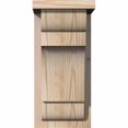 thumbnail image 2 of 7 1/2"W x 8"D x 16"H New Brighton Smooth Corbel w/Backplate, Douglas Fir, 2 of 9