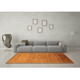 thumbnail image 3 of Ahgly Company Indoor Rectangle Oriental Orange Traditional Area Rugs, 7' x 9', 3 of 4