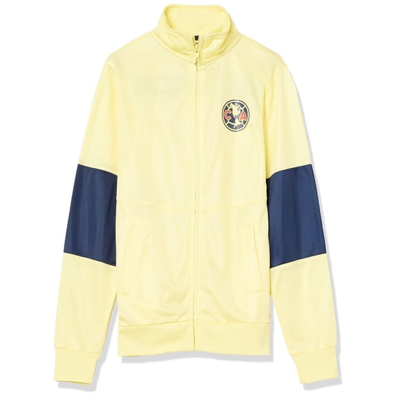 Icon Sports Officially Licensed Club América Soccer Track Jacket - Unisex Kids - CA49TJ Yellow YXL