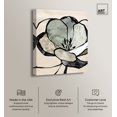 thumbnail image 2 of Gem Petals Canvas Muted Plants Flowers Abstract Wall Art by Art Remedy, Gallery Wrapped, 36" x 45", 2 of 7