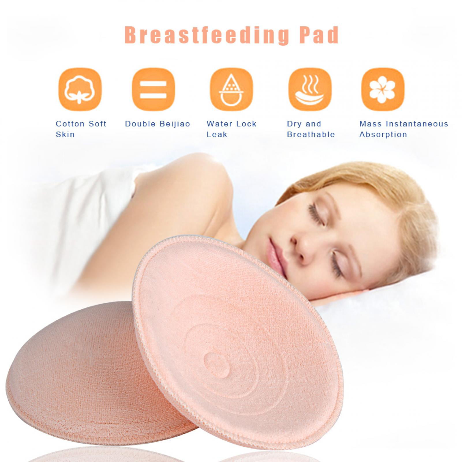 12x Cotton Premium Washable Breast Pads Reusable Nursing Mother Breastfeeding