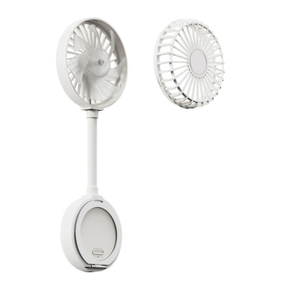 Handheld Stand Desktop Small Fan Classroom USB Rechargeable Desktop Folding Fan Student Bedroom