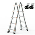 thumbnail image 1 of VEVOR Telescoping Ladder A Frame 16.7 FT Extension Multi-Function, 1 of 9
