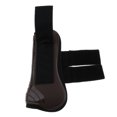 thumbnail image 3 of 2 piezas botas de caballo patas denteras equitación equipo de protección ecuestre marrón Sunnimix Bota de tendón de caballo, 3 of 7