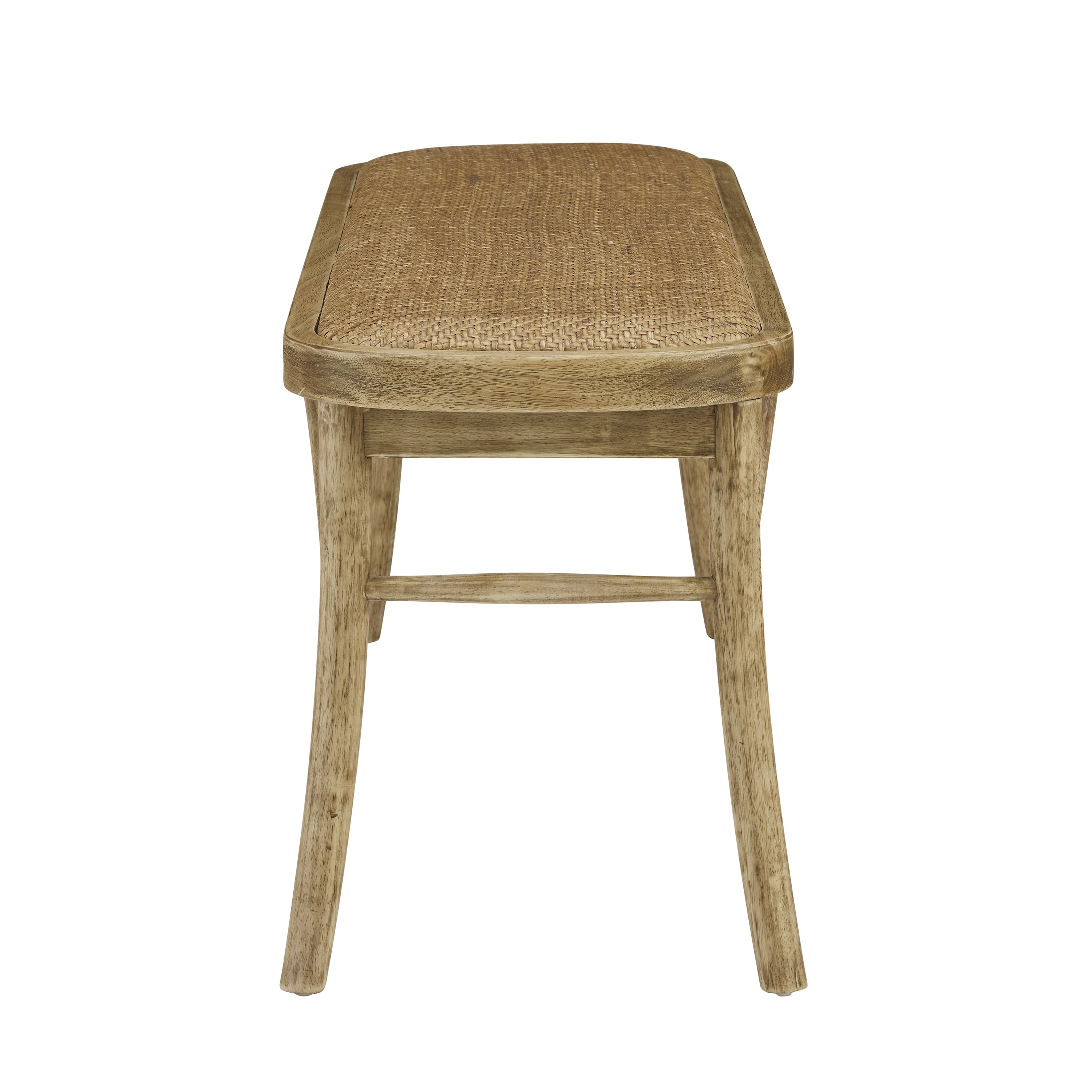 Linon Barton Bentwood Bench, Rustic Brown