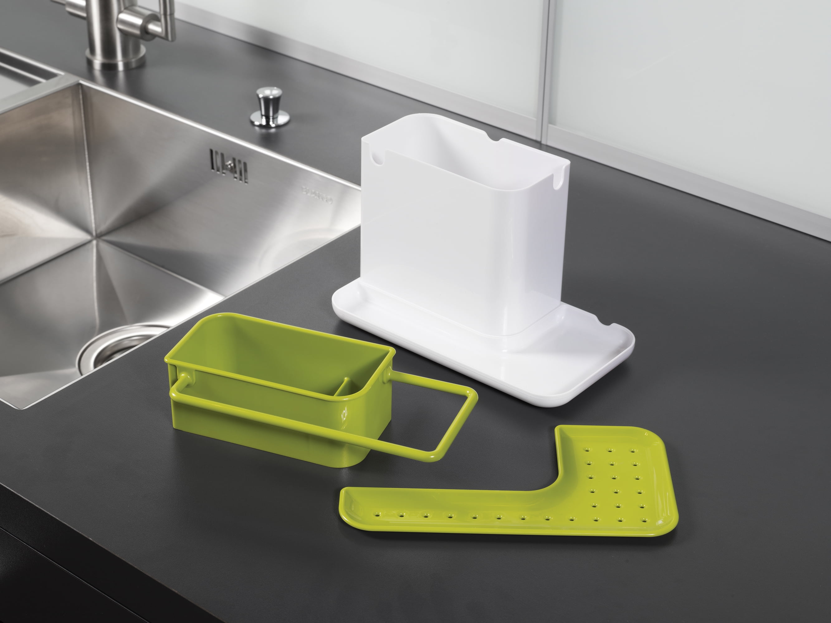 Caddy™ Gray Kitchen Sink Organiser