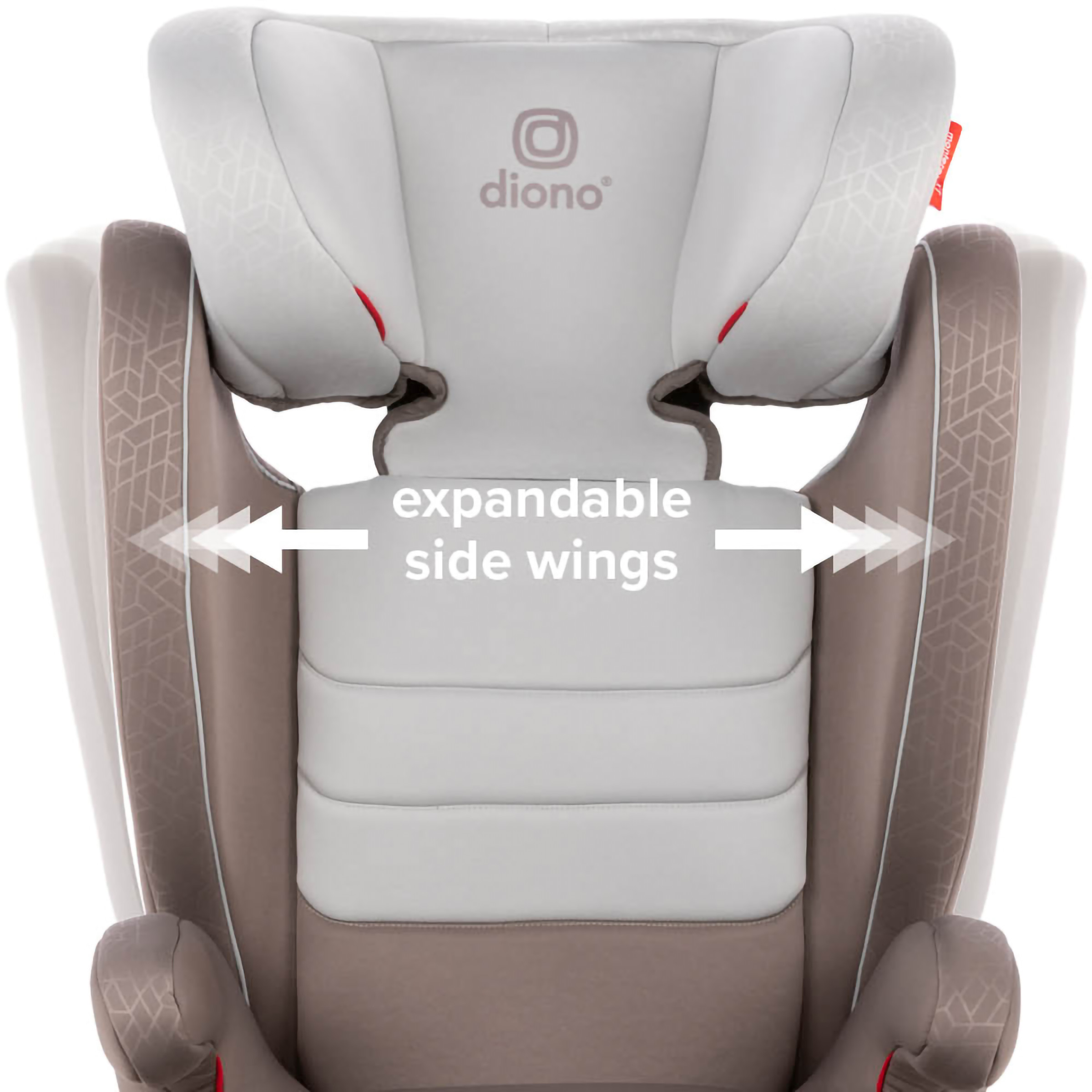 Diono Monterey XT Latch 2-in-1 Expandable Booster Car Seat, Gray Oyster - image 8 of 13