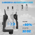 thumbnail image 3 of Upgraded Adjustable Motorcycle ATV Cup Holder, Water Bottle Holder Mount, Motorcycle Drink Holder, 3 of 5